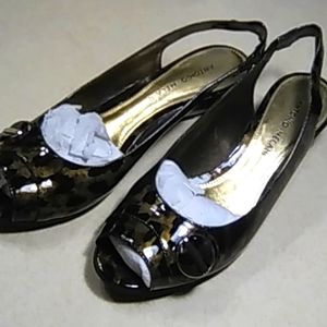 Antonio melani open toe wedge sandal